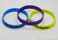 100% silicone bracelet custom design 4