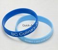 100% silicone bracelet custom design 5