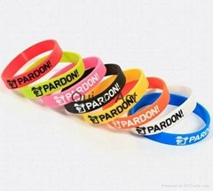 silicone bracelets hot sale promotional products