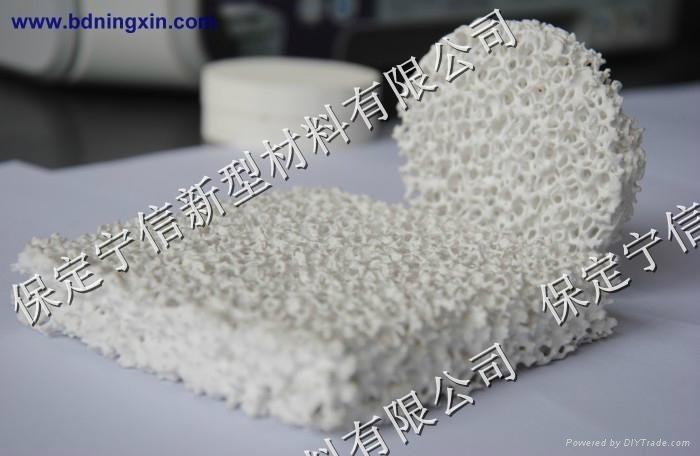 Alumina ceramic foam filter 2