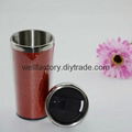 450ml double wall paper inserted promotion travel mug Made in china 1