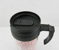 Plastic Material and Eco-Friendly Feature Plastic Travel Mug With Handle And Lid 4