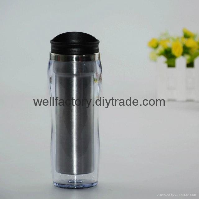 Best double wall 14oz stainless steel travel mugs 2