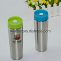 Double wall 14 oz stainless steel promotional travel mugs 2