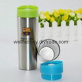 Double wall 14 oz stainless steel promotional travel mugs 3