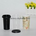 8 oz Mini removable photo insert plastic coffee mug 3