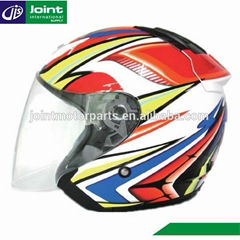 Stylish Carbon Fiber Motorcycle Helmet Visor ECE Open Face Motorcycle Helmet