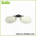 Gorgeous Thicken Lenses Clip Circular Polarized 3D Glasses Used in Masterimage S