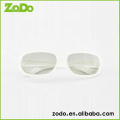 white color fashional Circular Polarized 3D Glasses 