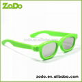 Passive plastic frame Real D Anaglyph polarized 3D glasses 1