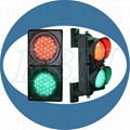 100mm Red  green LED traffic light with cobweb lens