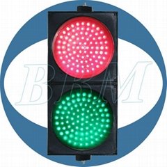 200mm Clear lens red green traffic signal light 