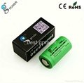 Flat top/button IMR18350 3.7V 700mah rechargeable li ion battery in stock 