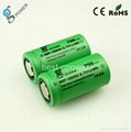 Flat top/button IMR18350 3.7V 700mah rechargeable li ion battery in stock  4