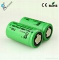 Flat top/button IMR18350 3.7V 700mah rechargeable li ion battery in stock  5