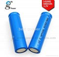 3.2v IMR rechargeable 14500 500mah li-ion battery for flashlight 3