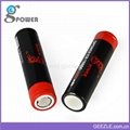 Gpower High Drain ICR 16650 3.7v 2200mah rechargeable li ion 10A battery 3
