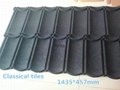 Stone coated metal roofing tiles