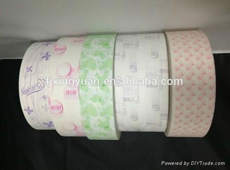 White and Printed Release Paper for Manufacturing Sanitary Pads 3