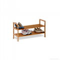 Stackable Bamboo Shoe Rack--Homex-FSC/BSCI