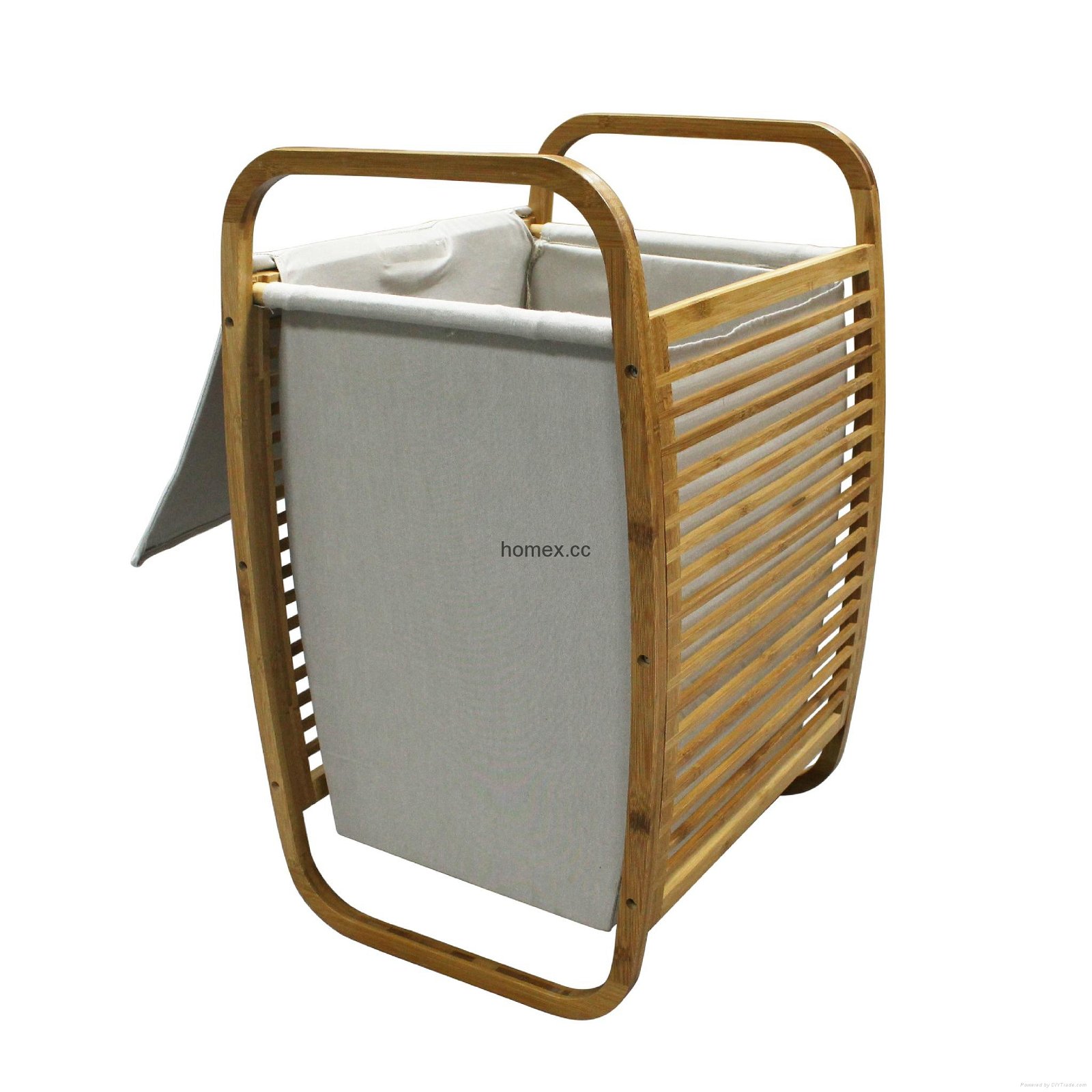 Bamboo Laundry Hamper--Homex-FSC/BSCI
