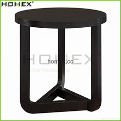 Modern Cappuccino Round End Table Homex_BSCI