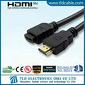 Gold HDMI 1.4V 3D Ethernet Audio Video Full HD TV 1080P Cable 2