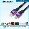 Gold HDMI 1.4V 3D Ethernet Audio Video Full HD TV 1080P Cable 5