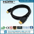 Gold Plated HDMI 1.4V 3D Video Cable For