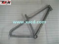 specialized titanium MTB bicycle frame with couple toptube manufacturer custom