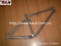titanium suspension MTB bike frame  1