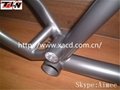 titanium suspension MTB bike frame  5