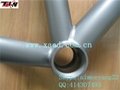 titanium bike frame with bending toptube lifetime warranty 4