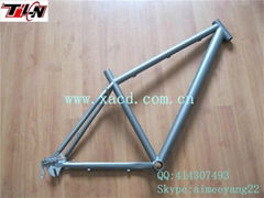 Ti 3Al 2V bicycle frame for MTB bike