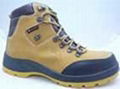 Safety shoes rock star steel toe work shoes PU injection high quality  2