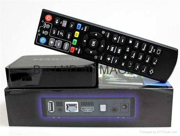 Hot Sale Full HD DVB S2 IPTV Box MAG250 3