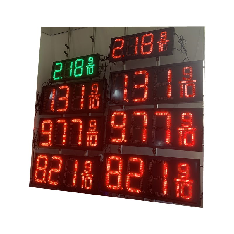 Electronic LED Programmable Gas Price Changing Sign 5