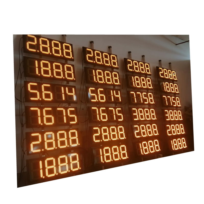 12inch 8888 8.889/10 Digital LED gas price signs 5