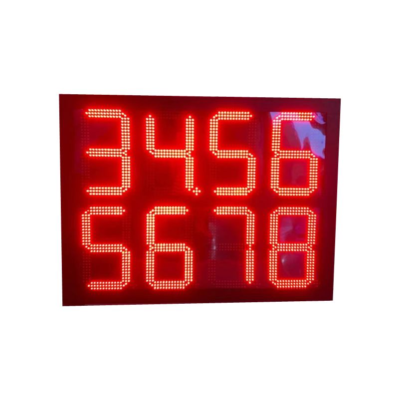 Outdoor advertising price display for pylon sign petrol led gas station signs 2