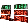 Outdoor advertising price display for pylon sign petrol led gas station signs 4