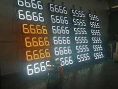 LED gas price sign petrol station double side digital 4numer display