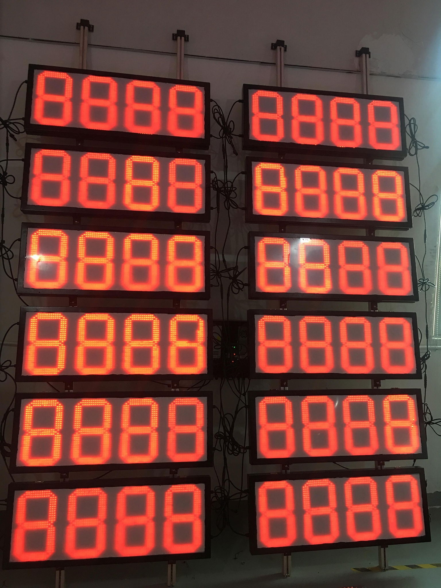 LED gas price sign petrol station double side digital 4numer display 3