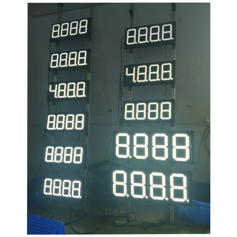 8inch waterproof gas price number sign board equipment led light for gas station 2