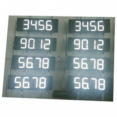 rf Remote Control Outdoor Led Digital Number Sign Led Gas Station Price Sign