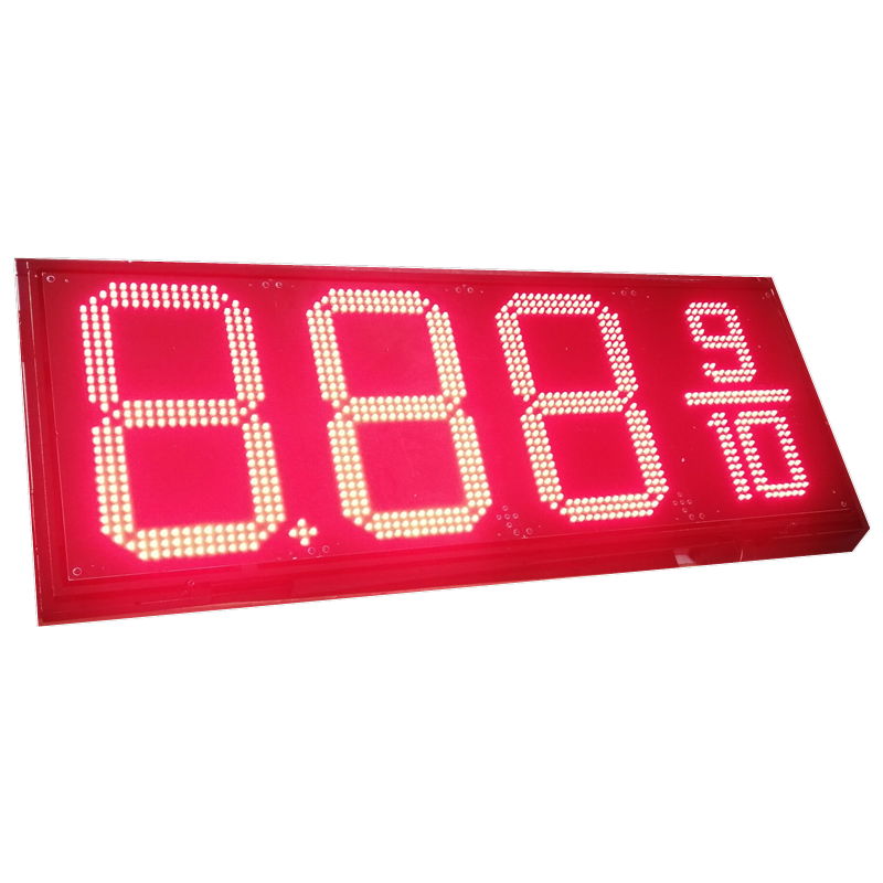 rf Remote Control Outdoor Led Digital Number Sign Led Gas Station Price Sign 4