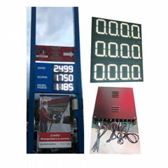高質量雙面數字加油站LED油價屏