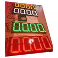 高質量雙面數字加油站LED油價屏 2