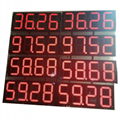 高質量雙面數字加油站LED油價屏 3