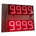 High quality gas price double led display digital price board for gas station  4