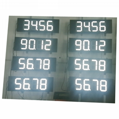 Waterproof LED digital signage and